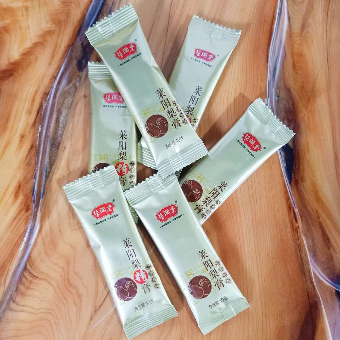 梨润堂莱阳梨膏无添加莱阳梨梨膏10g*10袋/盒