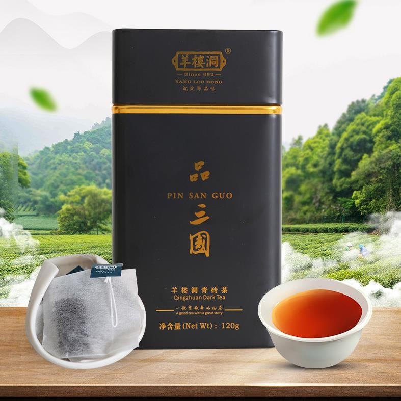 120g单罐青砖茶湖北特产青砖茶