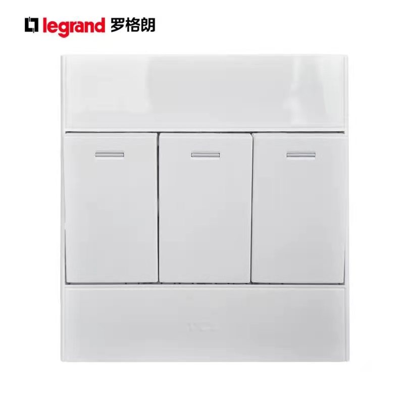 tcl开关插座面板16a大功率热水器浴霸三位三控3联三开单控