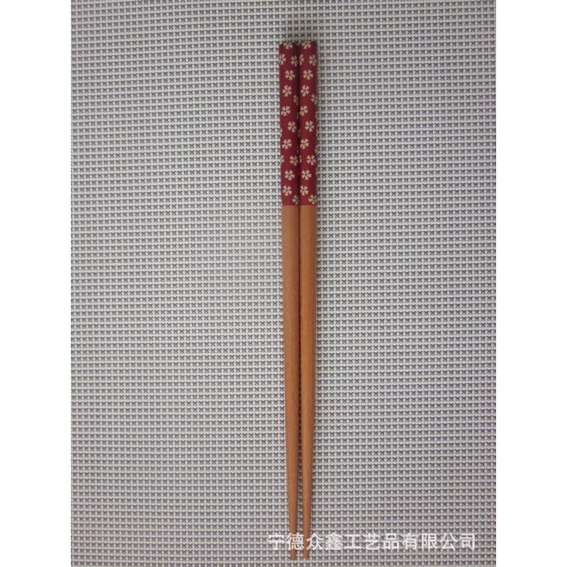 精美印花木筷-环保原木工艺筷子